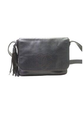 Chanel CC Logo Lambskin Shoulder Bag